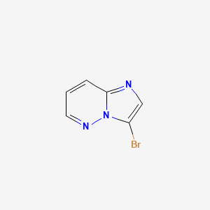 Chemical structure of 3-Bromoimidazo[1,2-b]pyridazine
