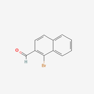 Chemical structure of 1-Bromo-2-naphthaldehyde