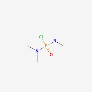 Chemical structure of Bis(dimethylamino)phosphoryl Chloride