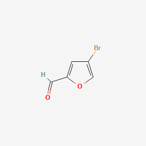 Chemical structure of 4-Bromo-2-furaldehyde