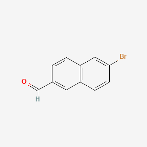 Chemical structure of 6-Bromo-2-naphthaldehyde