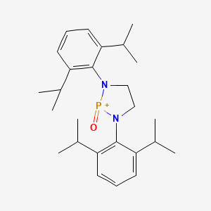 Chemical structure of 1,3-Bis(2,6-diisopropylphenyl)-1,3,2-diazaphospholidine 2-Oxide
