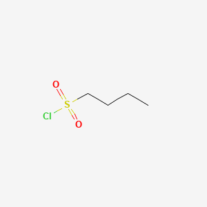 Chemical structure of 1-Butanesulfonyl Chloride