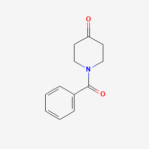 Chemical structure of 1-Benzoyl-4-piperidone