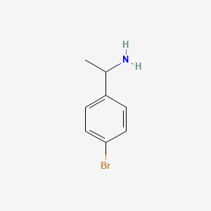 Chemical structure of 1-(4-Bromophenyl)ethylamine
