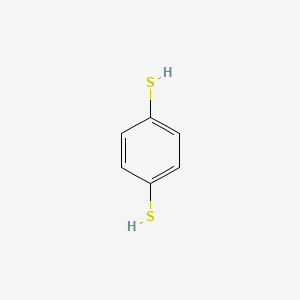 Chemical structure of 1,4-Benzenedithiol