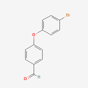 Chemical structure of 4-(4-Bromophenoxy)benzaldehyde