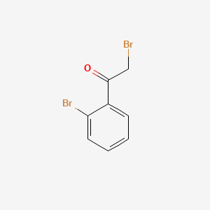 Chemical structure of 2-Bromophenacyl Bromide