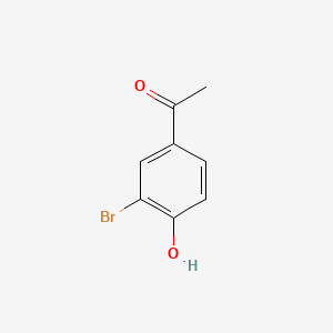 Chemical structure of 3'-Bromo-4'-hydroxyacetophenone