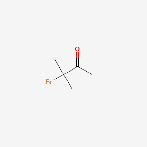 Chemical structure of 3-Bromo-3-methyl-2-butanone
