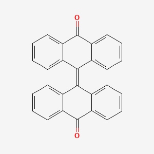 Chemical structure of Bianthrone