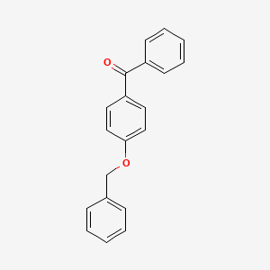 Chemical structure of 4-Benzyloxybenzophenone