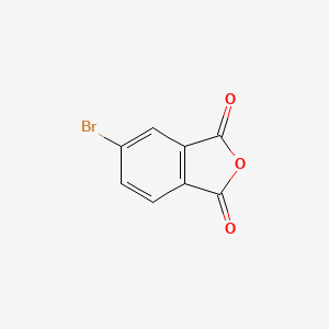 Chemical structure of 4-Bromophthalic Anhydride