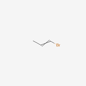 Chemical structure of 1-Bromo-1-propene