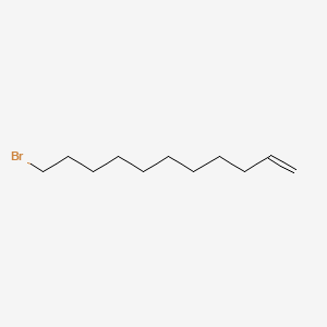 Chemical structure of 11-Bromo-1-undecene