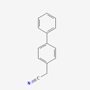 Chemical structure of 4-Biphenylacetonitrile