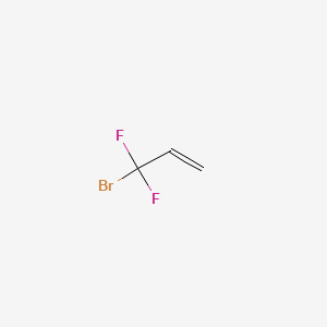 Chemical structure of 3-Bromo-3,3-difluoropropene