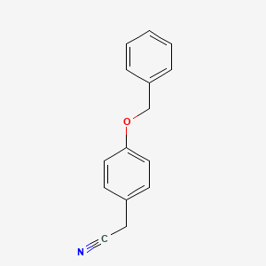 Chemical structure of 4-Benzyloxyphenylacetonitrile