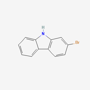 Chemical structure of 2-Bromocarbazole