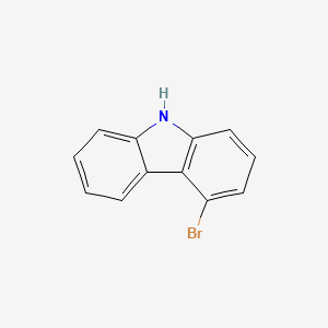 Chemical structure of 4-Bromocarbazole