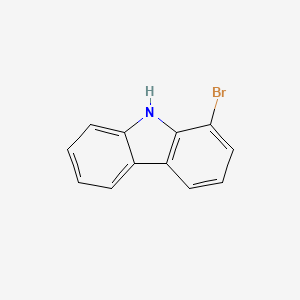 Chemical structure of 1-Bromocarbazole