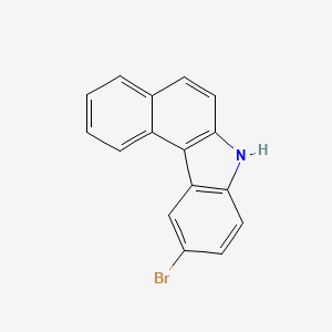 Chemical structure of 10-Bromo-7H-benzo[c]carbazole