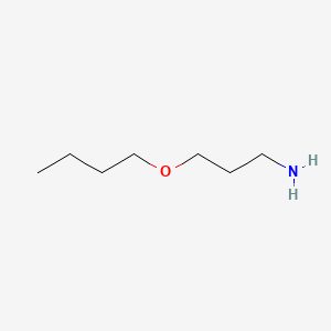 Chemical structure of 3-Butoxypropylamine