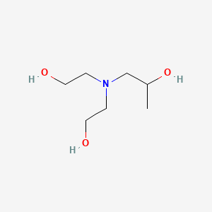 Chemical structure of 1-[Bis(2-hydroxyethyl)amino]-2-propanol