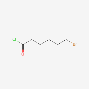 Chemical structure of 6-Bromohexanoyl Chloride