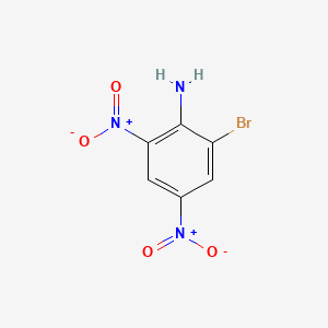 Chemical structure of 2-Bromo-4,6-dinitroaniline