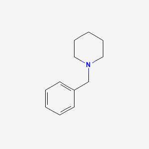 Chemical structure of 1-Benzylpiperidine