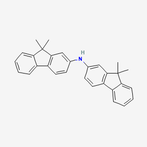 Chemical structure of Bis(9,9-dimethyl-9H-fluoren-2-yl)amine