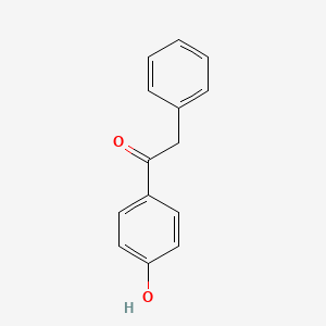 Chemical structure of Benzyl 4-Hydroxyphenyl Ketone