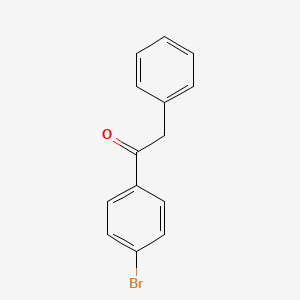 Chemical structure of Benzyl 4-Bromophenyl Ketone