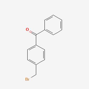 Chemical structure of 4-(Bromomethyl)benzophenone