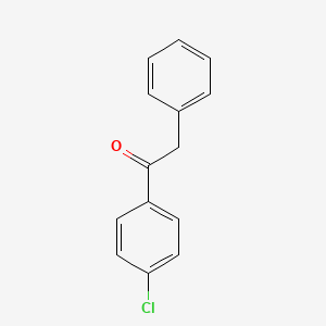 Chemical structure of Benzyl 4-Chlorophenyl Ketone