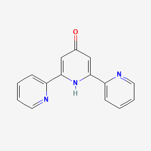 Chemical structure of 2,6-Bis(2-pyridyl)-4(1H)-pyridone