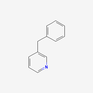 Chemical structure of 3-Benzylpyridine