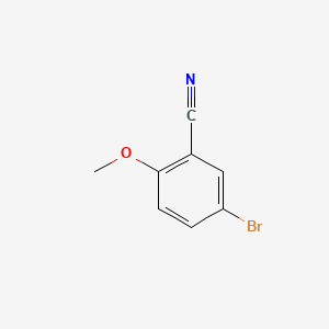 Chemical structure of 5-Bromo-2-methoxybenzonitrile