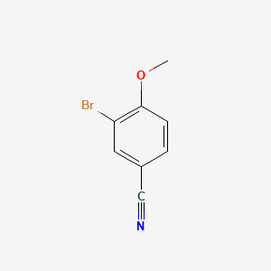 Chemical structure of 3-Bromo-4-methoxybenzonitrile