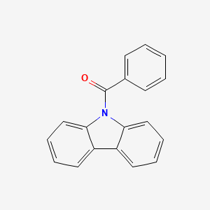 Chemical structure of 9-Benzoylcarbazole