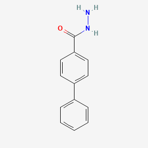 Chemical structure of p-Phenylbenzhydrazide