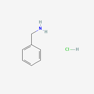 Chemical structure of Benzylazanium;chloride