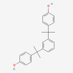 Chemical structure of 1,3-Bis[2-(4-hydroxyphenyl)-2-propyl]benzene