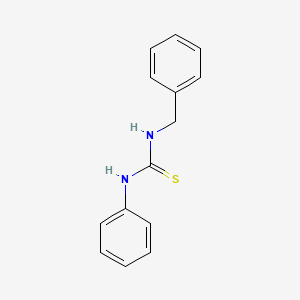 Chemical structure of 1-Benzyl-3-phenylthiourea