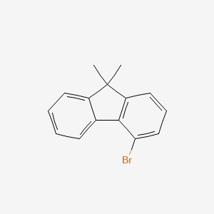 Chemical structure of 4-Bromo-9,9-dimethylfluorene