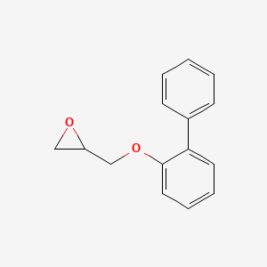 Chemical structure of 2-Biphenylyl Glycidyl Ether