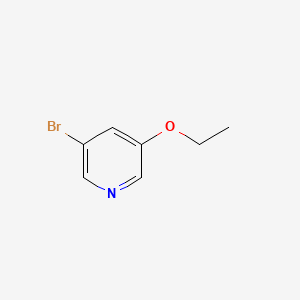 Chemical structure of 3-Bromo-5-ethoxypyridine
