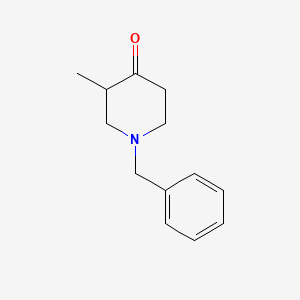 Chemical structure of 1-Benzyl-3-methyl-4-piperidone