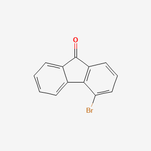 Chemical structure of 4-Bromo-9H-fluoren-9-one